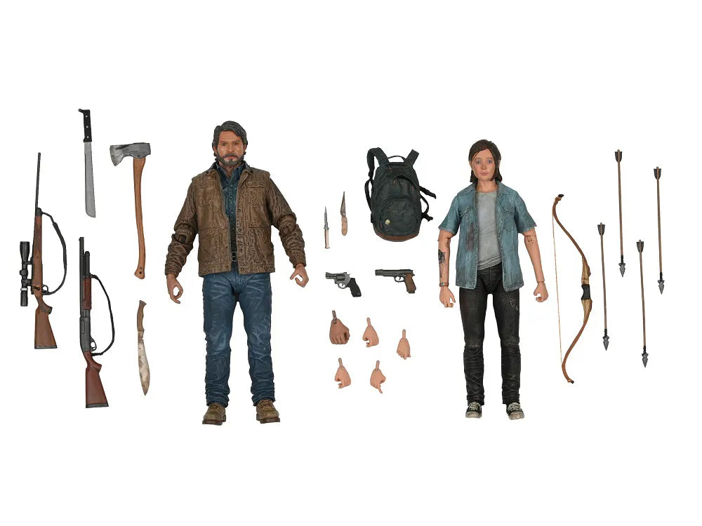 Action Figure The Last Of Us Part II Ultimate - Pack Joel e Ellie