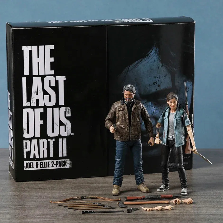 Action Figure The Last Of Us Part II Ultimate - Pack Joel e Ellie