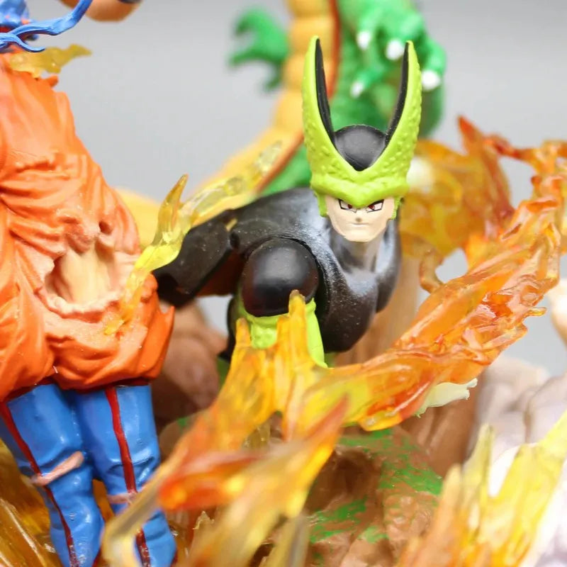 Estátua Dragon Ball - Diorama Goku Super Saiyajin 23 CM
