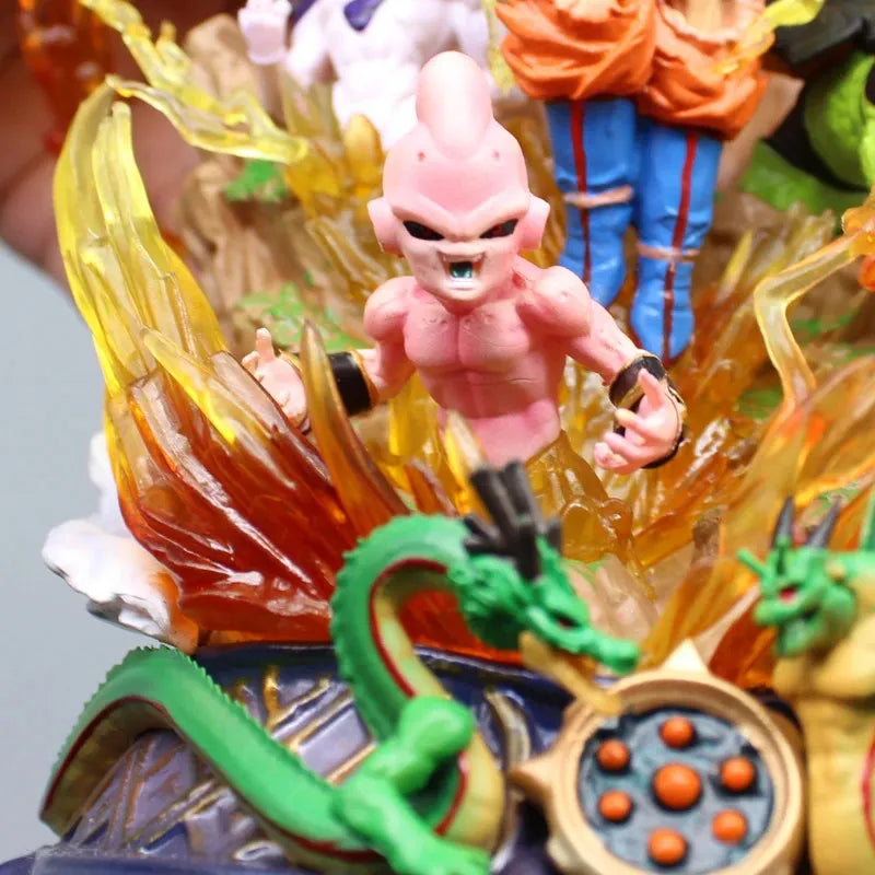 Estátua Dragon Ball - Diorama Goku Super Saiyajin 23 CM