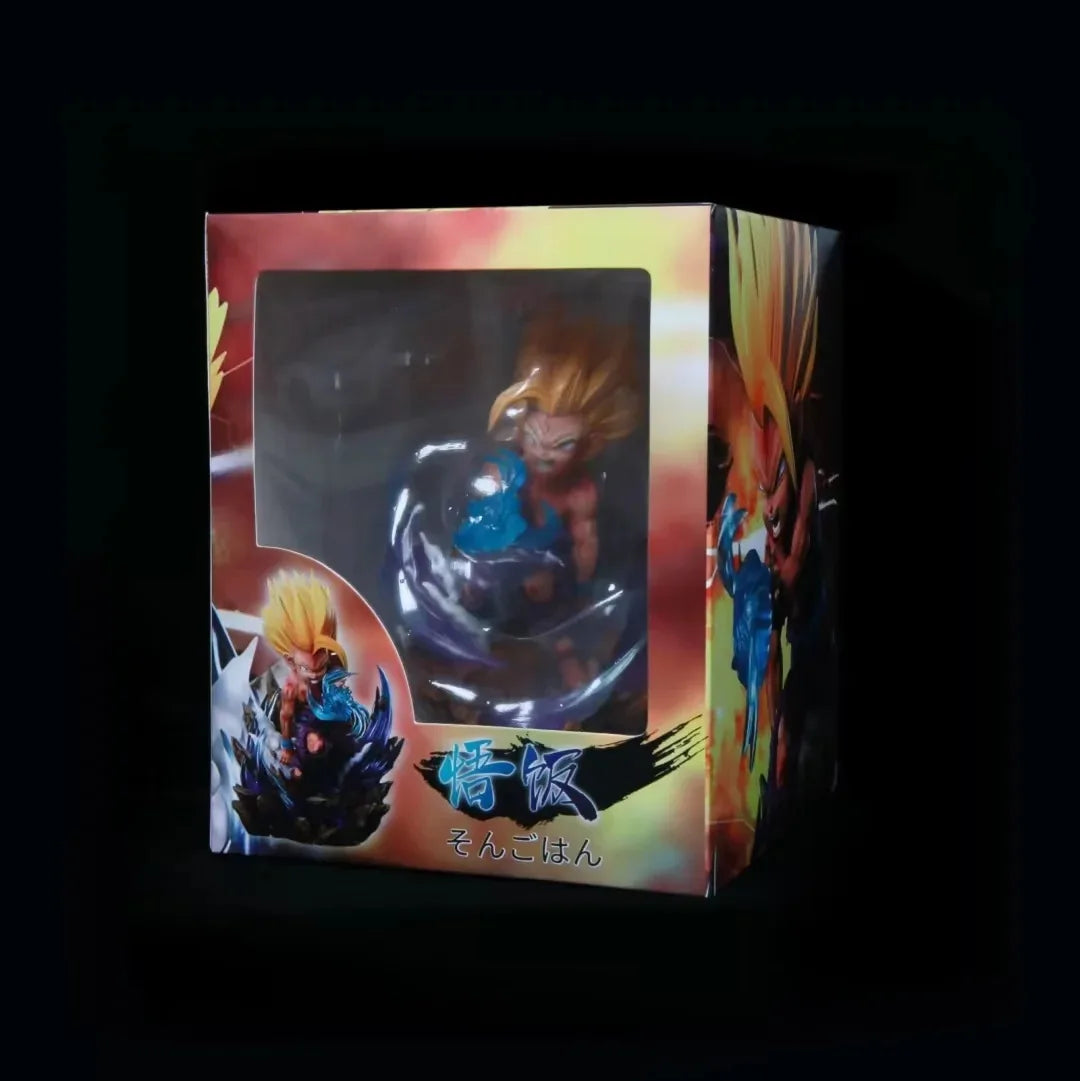 Estátua Dragon Ball - Gohan Super Saiyajin Kamehameha 13 CM