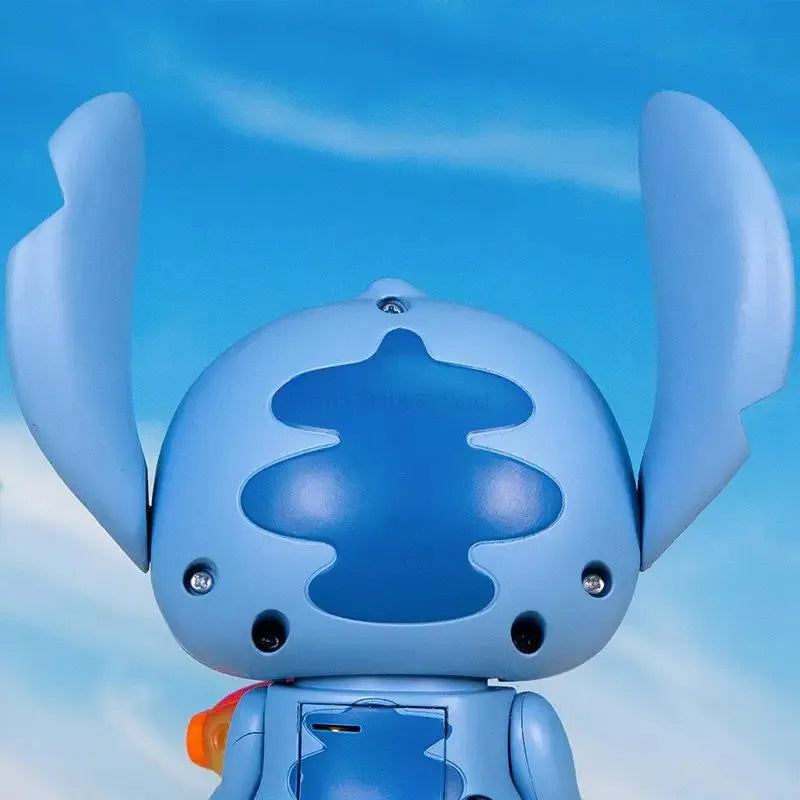 Action Figure Disney - Estátua Stitch Eletrônico com Arma Sônica