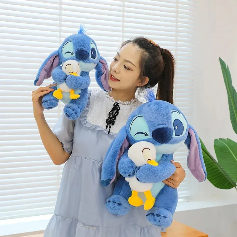 Pelúcia Disney - Stitch e Duck Donald 30 CM