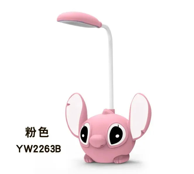 Luminária LED e Apontador de Lápis Disney - Angel Stitch Lilo 22 CM