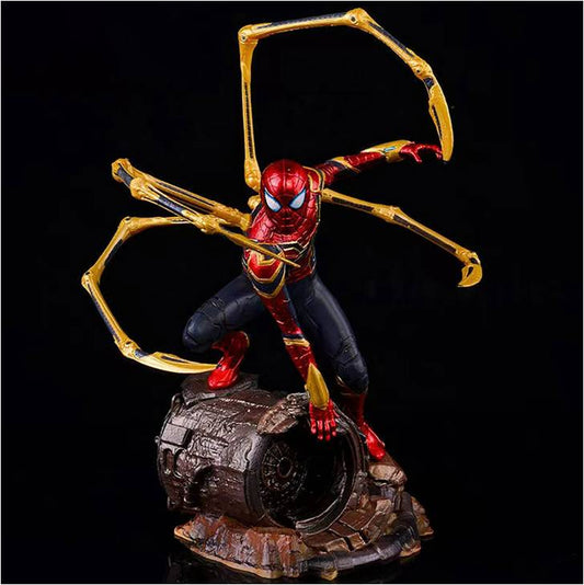 Estátua Marvel - Spider Man (Homem Aranha): Vingadores Guerra Infinita 24cm