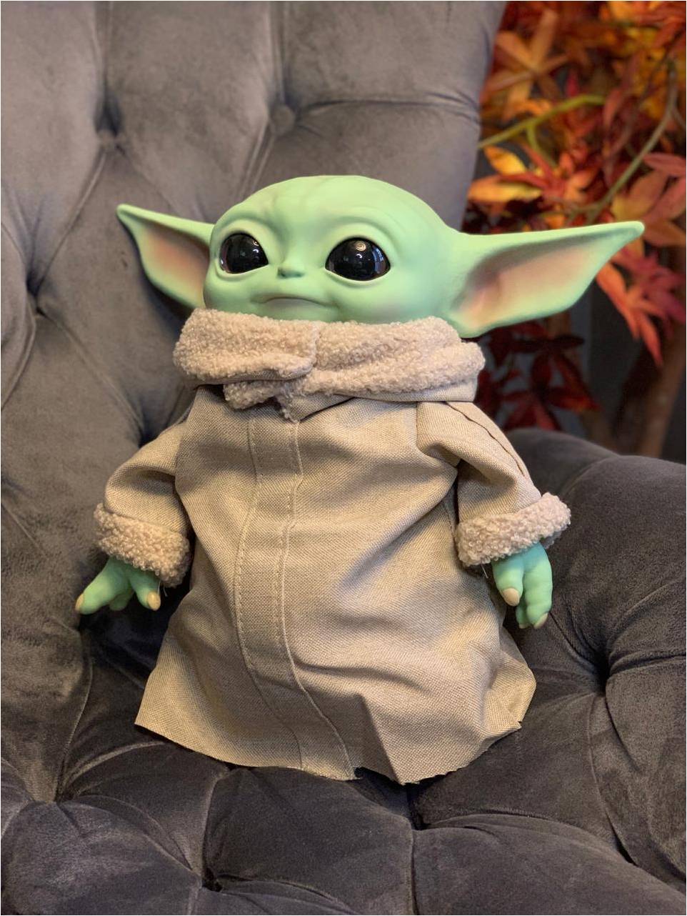Boneco Pelúcia Star Wars - Baby Yoda (The Child) Grogu The Mandalorian 28CM
