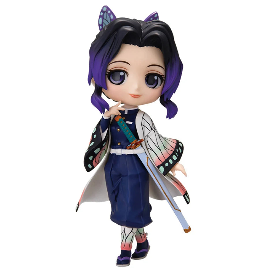 Qposket Demon Slayer - Kit 6 Estátuas Demon Slayer Kimetsu no Yaiba 7cm