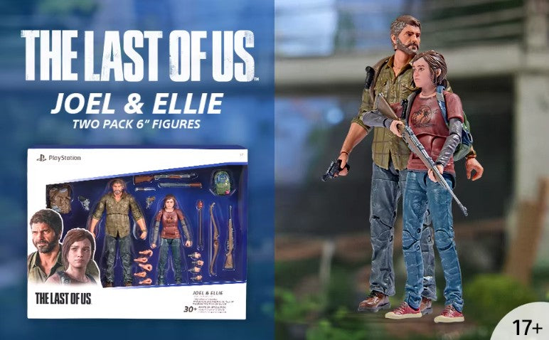 Action Figure The Last Of Us Spin Master - Pack Joel e Ellie