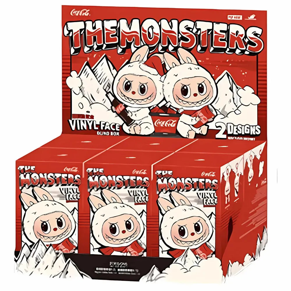 Pop Mart Labubu The Monsters Coca Cola Series Vinyl Face- 6 PCS