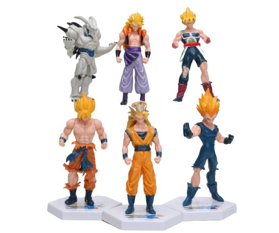 Action Figure Dragon Ball - 6 Peças