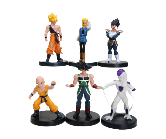Action Figure Dragon Ball - 6 Peças