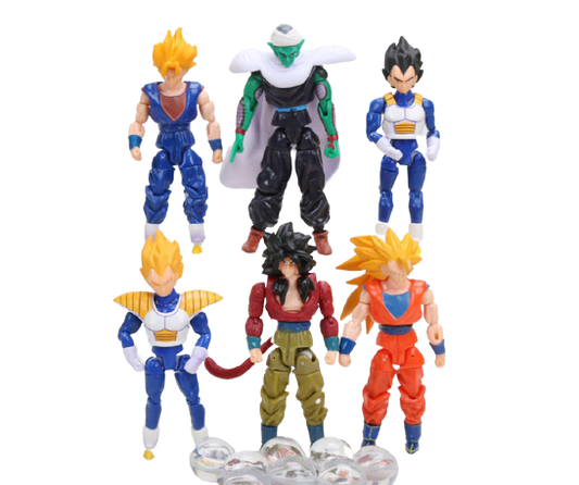 Action Figure Dragon Ball - 6 Peças
