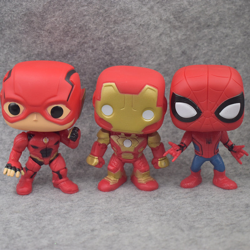 Kit Funko Pop Marvel e DC - 9 Peças