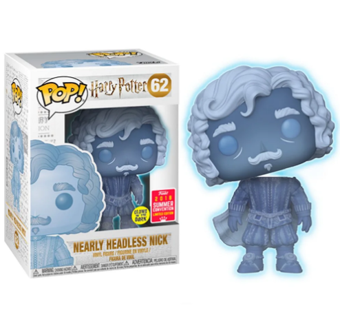 Funko Pop Harry Potter - Nearly Headless Nick (Glows in the Dark) #62