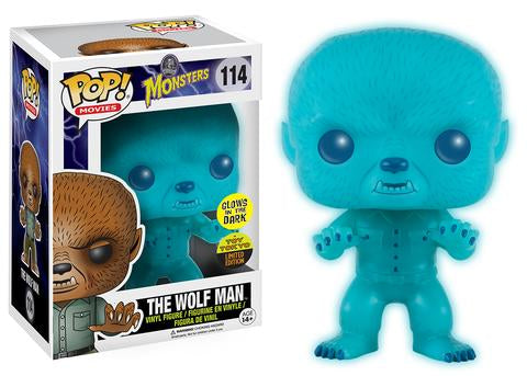 Funko Pop Monsters - The Wolf Man (Luminous) #114