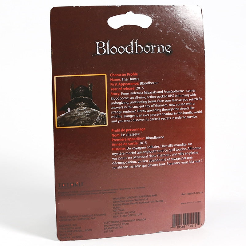 Action Figure Bloodborne - The Hunter (Caçador)