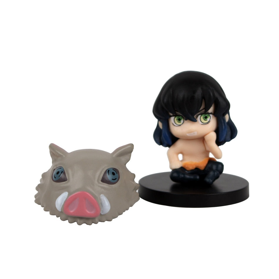 Action Figure Demon Slayer - 5 Peças