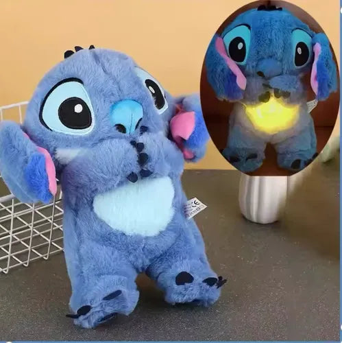 Pelúcia Disney - Stitch (Respiração e Som Calmante) 30 CM