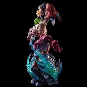 Estátua Dragon Ball - Goku Super Saiyajin Vs Broly 28 CM