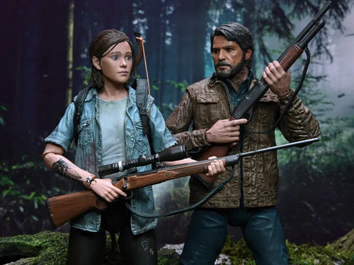 Action Figure The Last Of Us Part II Ultimate - Pack Joel e Ellie