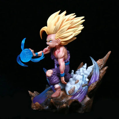 Estátua Dragon Ball - Gohan Super Saiyajin Kamehameha 13 CM