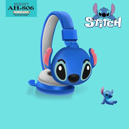 Fone Headset Bluetooth Sem Fio Disney - Stitch