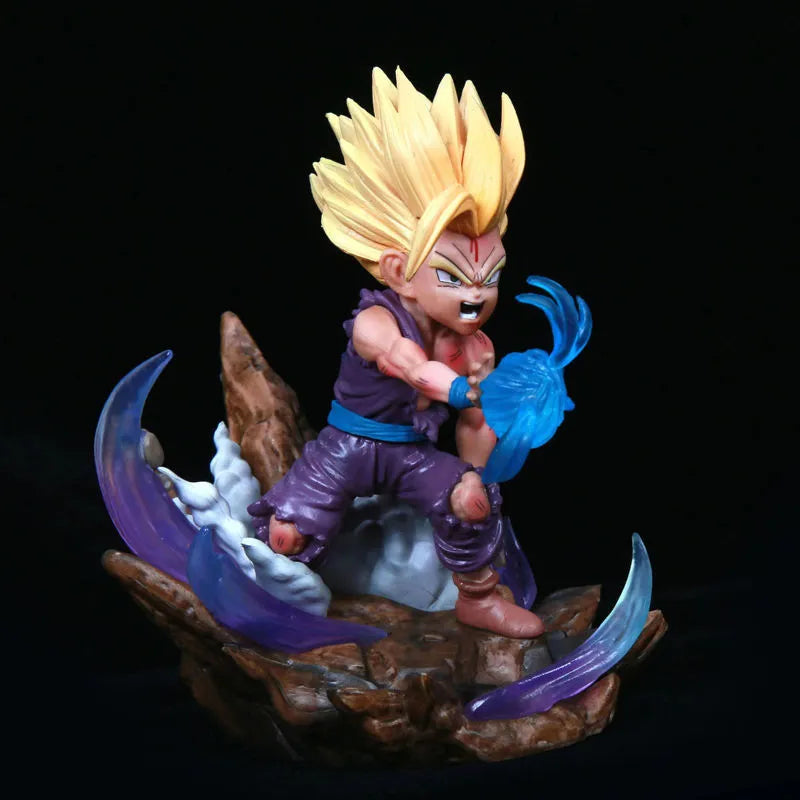 Estátua Dragon Ball - Gohan Super Saiyajin Kamehameha 13 CM