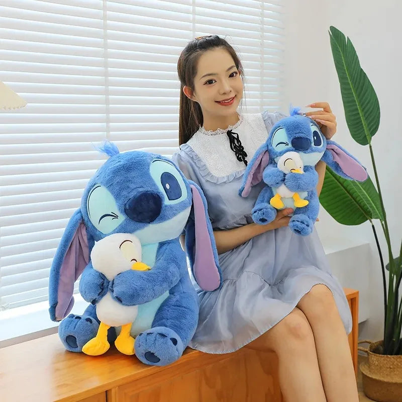 Pelúcia Disney - Stitch e Duck Donald 30 CM