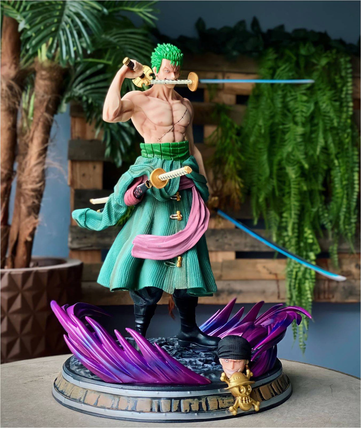 Estátua One Piece - Roronoa Zoro Time Skip 21cm