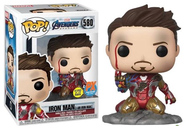 Funko Pop Marvel - Iron Man (Homem de Ferro) #580