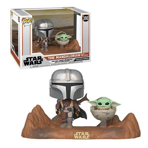 Funko Pop Star Wars - The Mandalorian With The Child #390