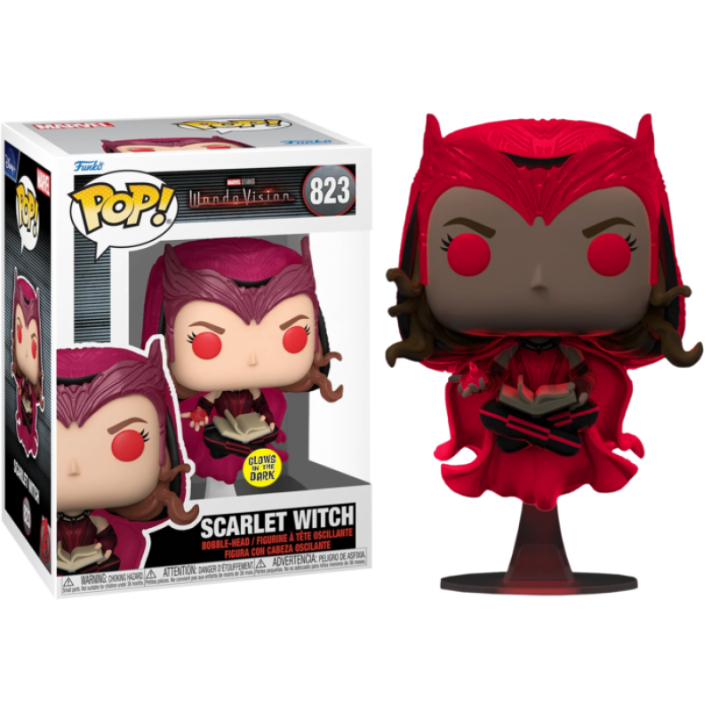 Funko Pop Marvel - Scarlet Witch (Wandavision) (Luminous) #823
