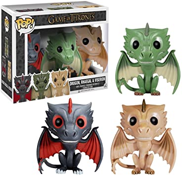Funko Pop Game of Thrones - Dragon, Rhaegal e Viserion