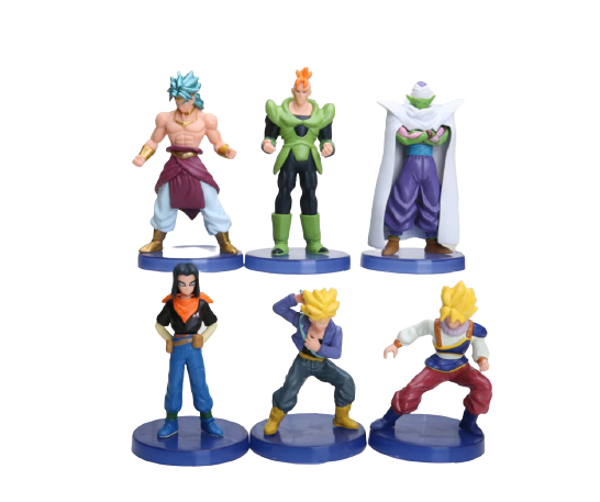 Action Figure Dragon Ball - 6 Peças