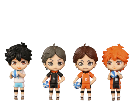 Action Figure Haikyuu - 4 Peças