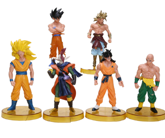 Action Figure Dragon Ball - 6 Peças
