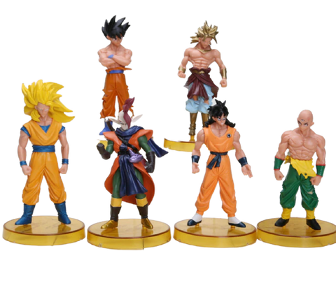 Action Figure Dragon Ball 6 Pe as Loja Toys Collections