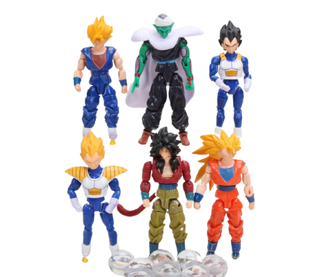 Action Figure Dragon Ball - 6 Peças