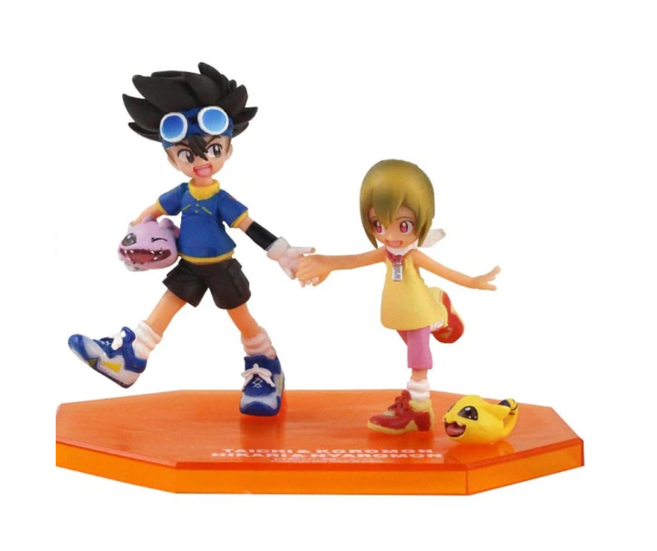 Action Figure Digimon - Yagami Taich Yagami Hikari