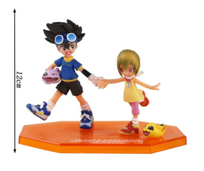 Action Figure Digimon - Yagami Taich Yagami Hikari