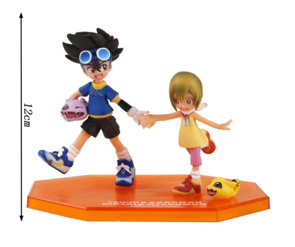 Action Figure Digimon - Yagami Taich Yagami Hikari