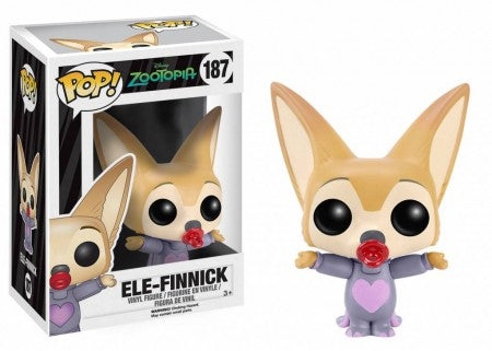 Funko Pop Disney - Ele-Finnick (Zootopia) #187 – Loja Toys Collections