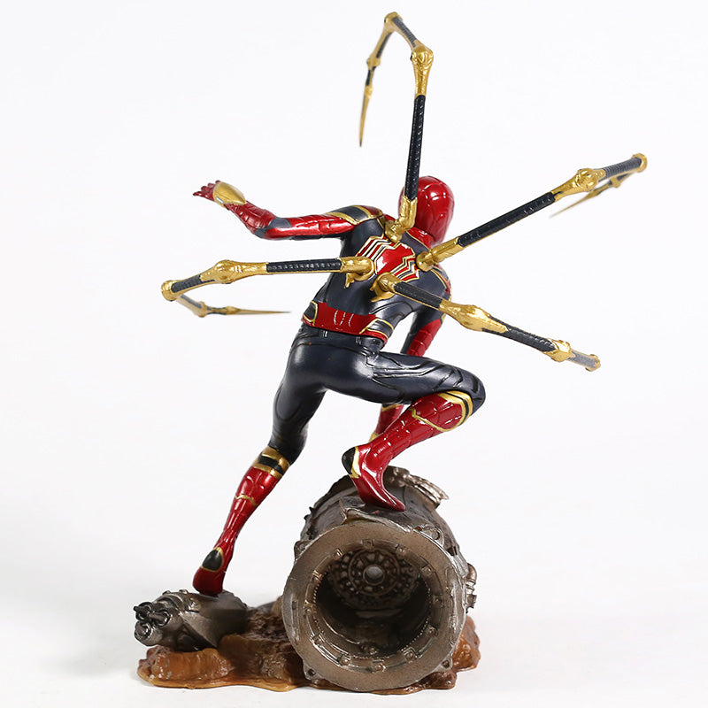 Estátua Marvel - Spider Man (Homem Aranha): Vingadores Guerra Infinita 24cm