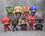 Kit Funko Pop Marvel e DC - 9 Peças
