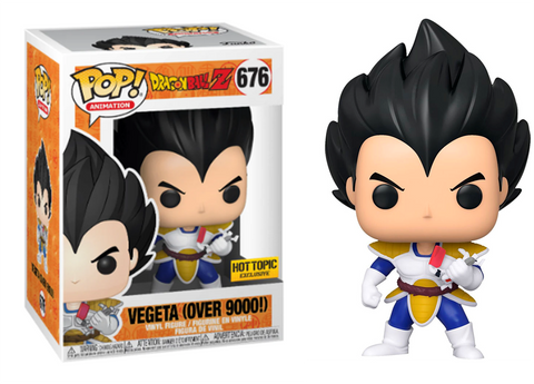 Funko Pop Dragon Ball - Vegeta (Over 9000) #676