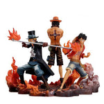 Action Figure One Piece - 3 Peças