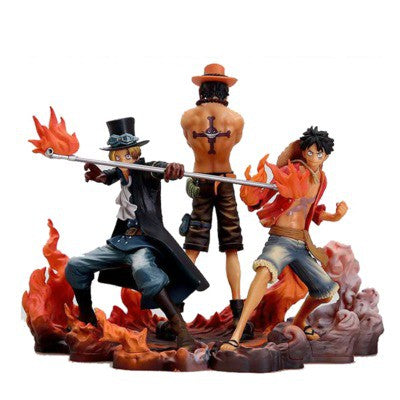 Action Figure One Piece - 3 Peças