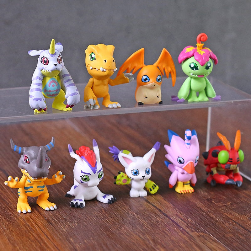 Action Figure Digimon - 9 Peças
