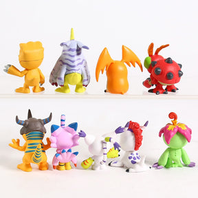 Action Figure Digimon - 9 Peças