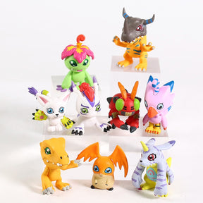 Action Figure Digimon - 9 Peças